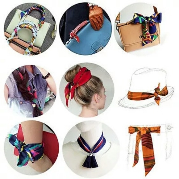 ⤵⤵2pc Exquisite Starry Night Design Cotton Scarves - Picture 5 of 7